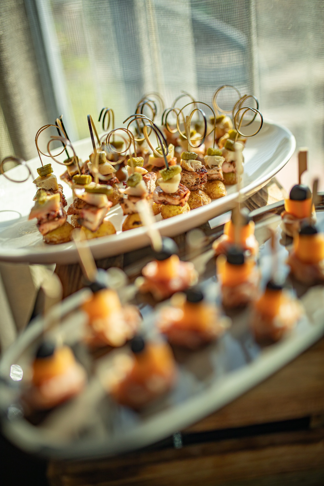 Slané kanapky a finger food na recepci